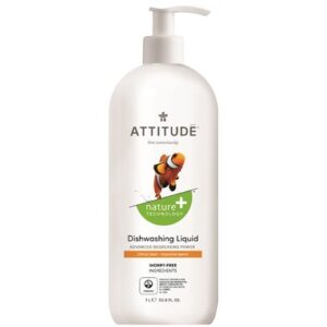 Attitude | Dishwashing Liquid (Citrus Zest) 1L Pump