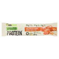 Iron Vegan Sprouted Protein Bar | Sweet & Salty Caramel