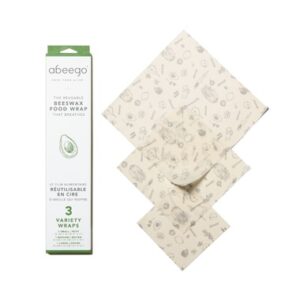 Abeego Beeswax Wraps (Variety 3 Pack)