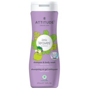 Attitude Little Leaves 2-in-1 Shampoo & Body Wash | Vanilla Pear
